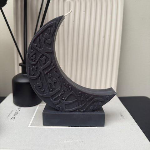 Arabic Moon Candle Black Oudh Fragrance