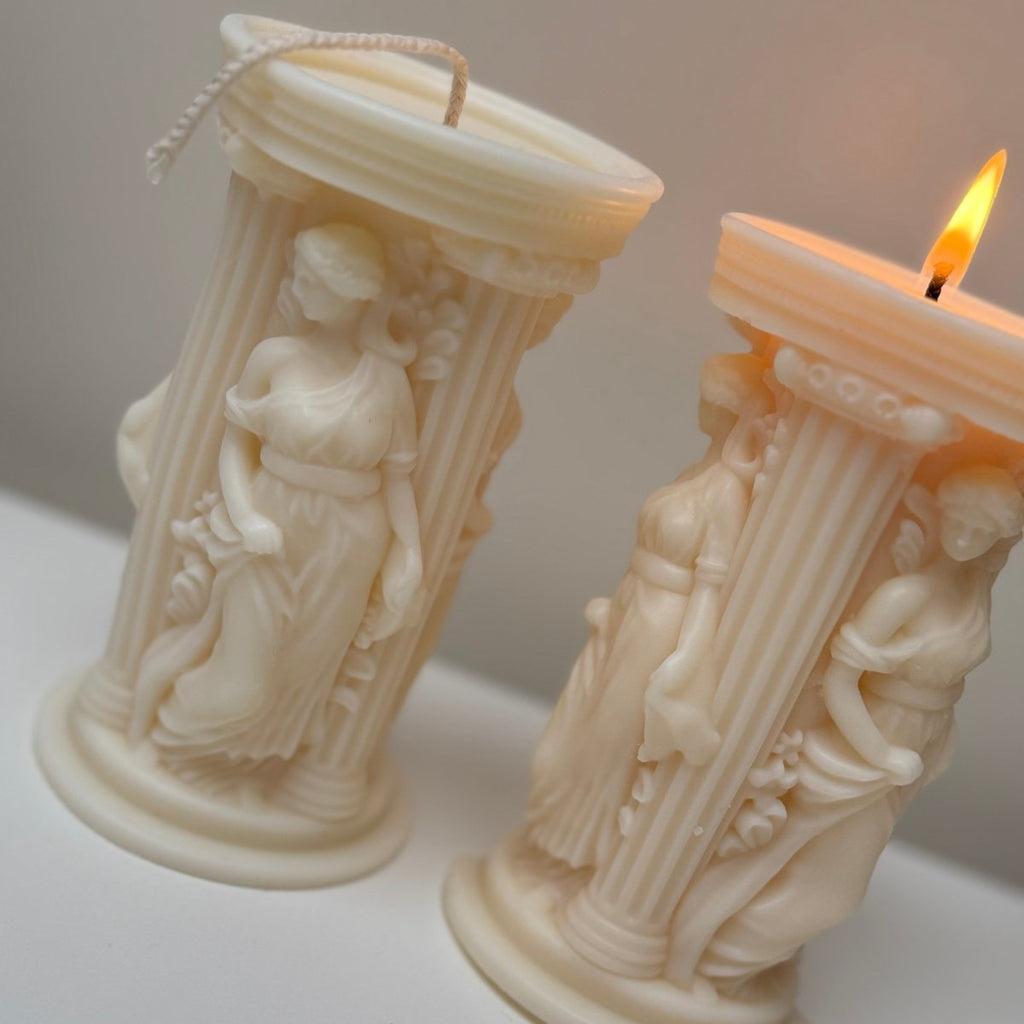 Athena Soy Wax Candle - Designs by Inaya