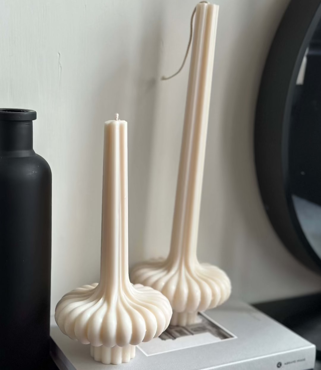 Decorative taper candle modern home decor