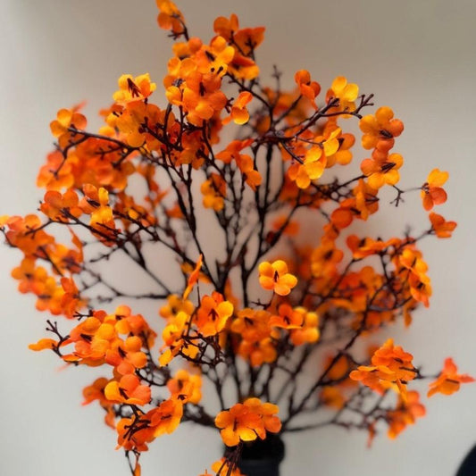 Autumn Orange Blossom flowers - Designs by Inaya