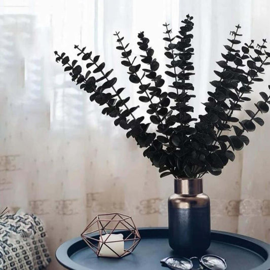 Black Eucalyptus Leaves 10 stems - Designs by Inaya