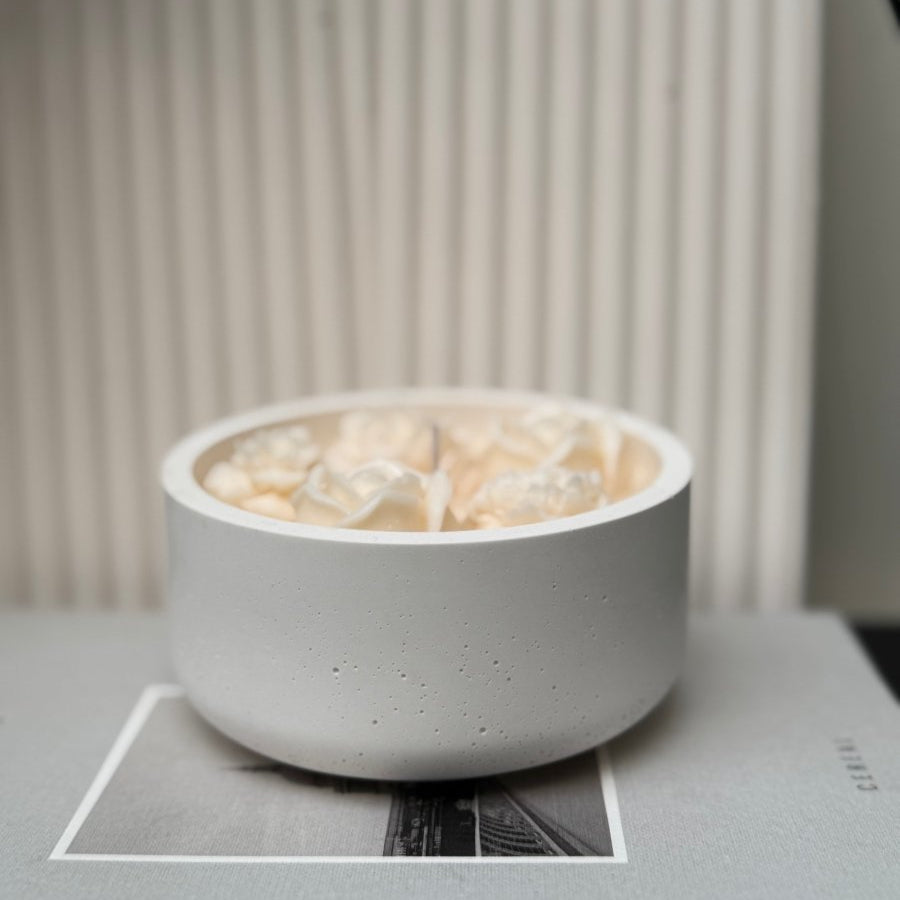 Bloom Flower Soy Candle - Designs by Inaya