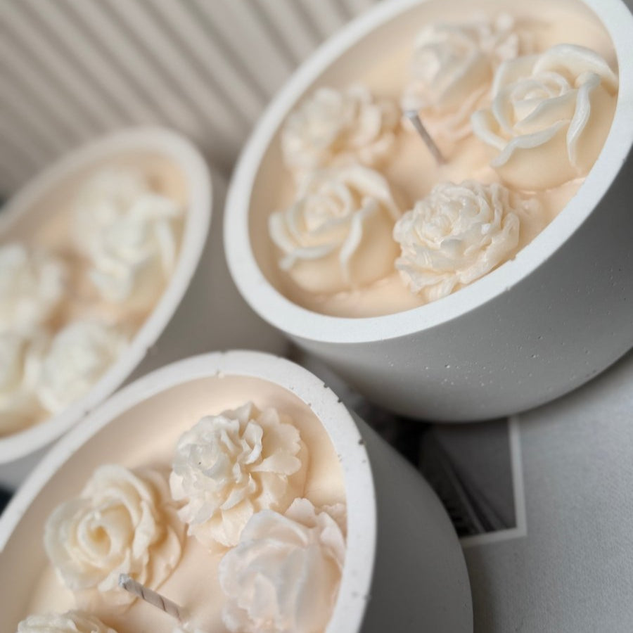 Bloom Flower Soy Candle - Designs by Inaya