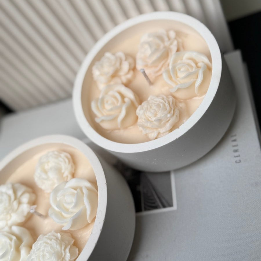 Bloom Flower Soy Candle - Designs by Inaya