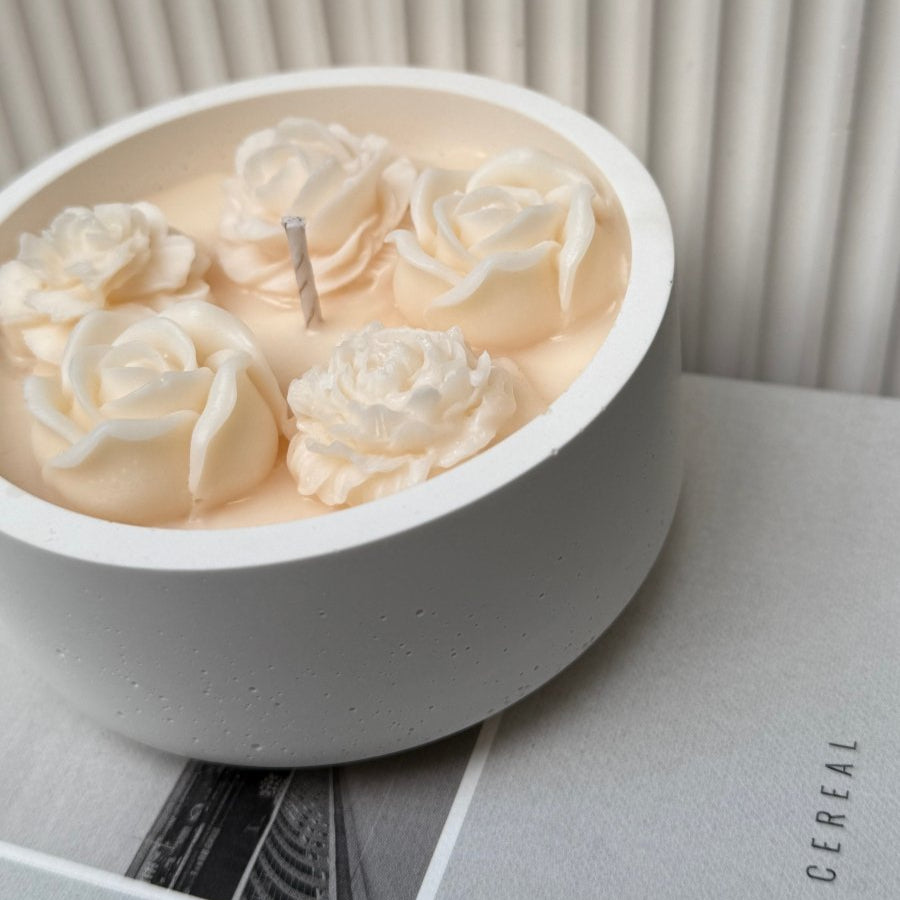 Bloom Flower Soy Candle - Designs by Inaya