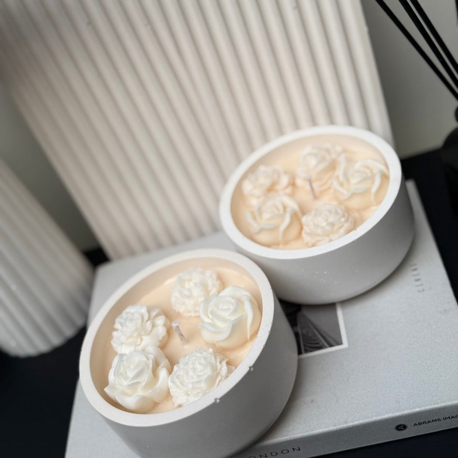 Bloom Flower Soy Candle - Designs by Inaya