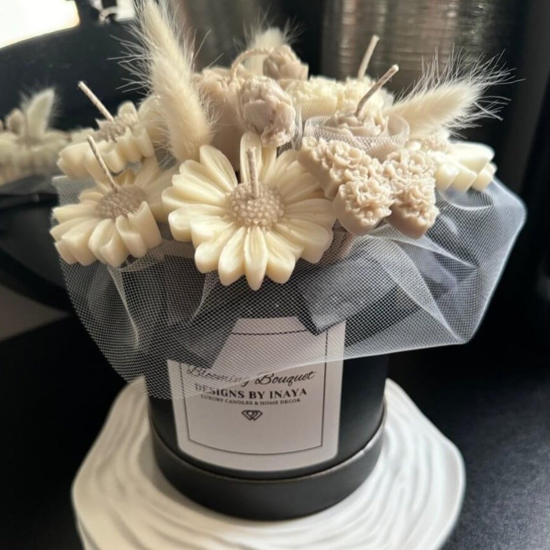 Blooming Bouquet Candle Gift Box The ultimate gift | Luxury Gifts - Designs by Inaya