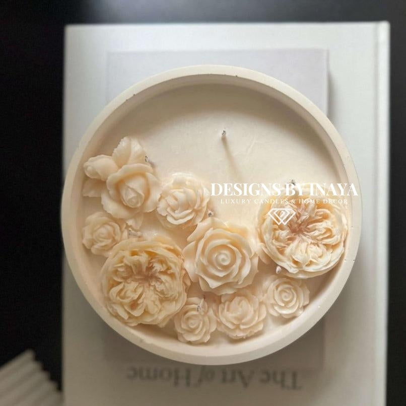 Blossoming Beauty Scented Candle 600g - Designs by Inaya