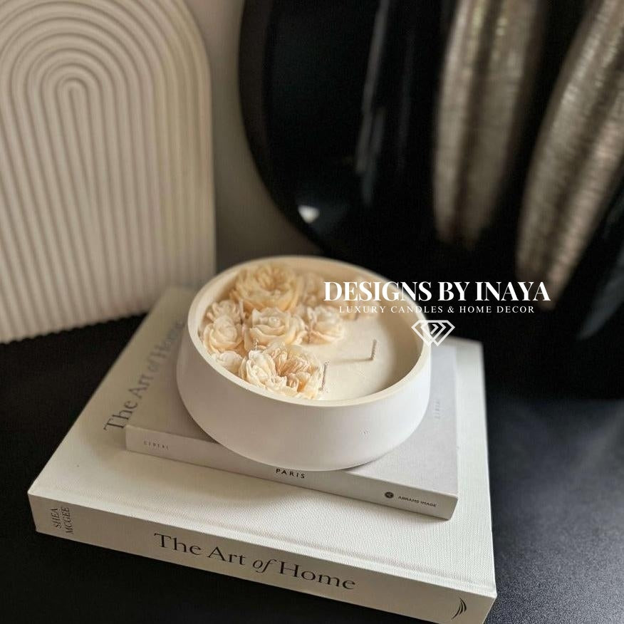 Blossoming Beauty Scented Candle 600g - Designs by Inaya