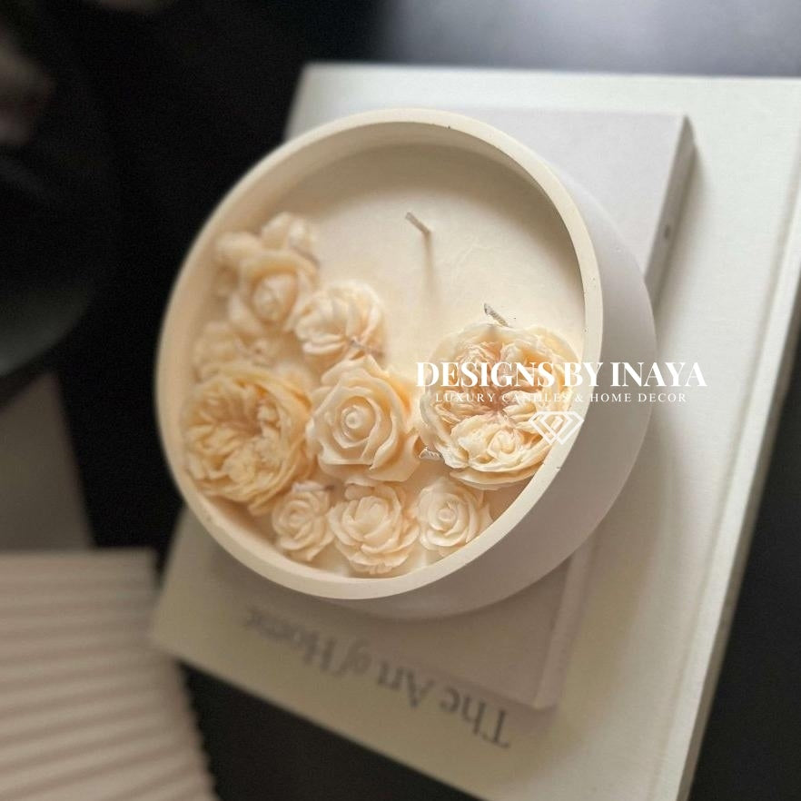 Blossoming Beauty Scented Candle 600g - Designs by Inaya