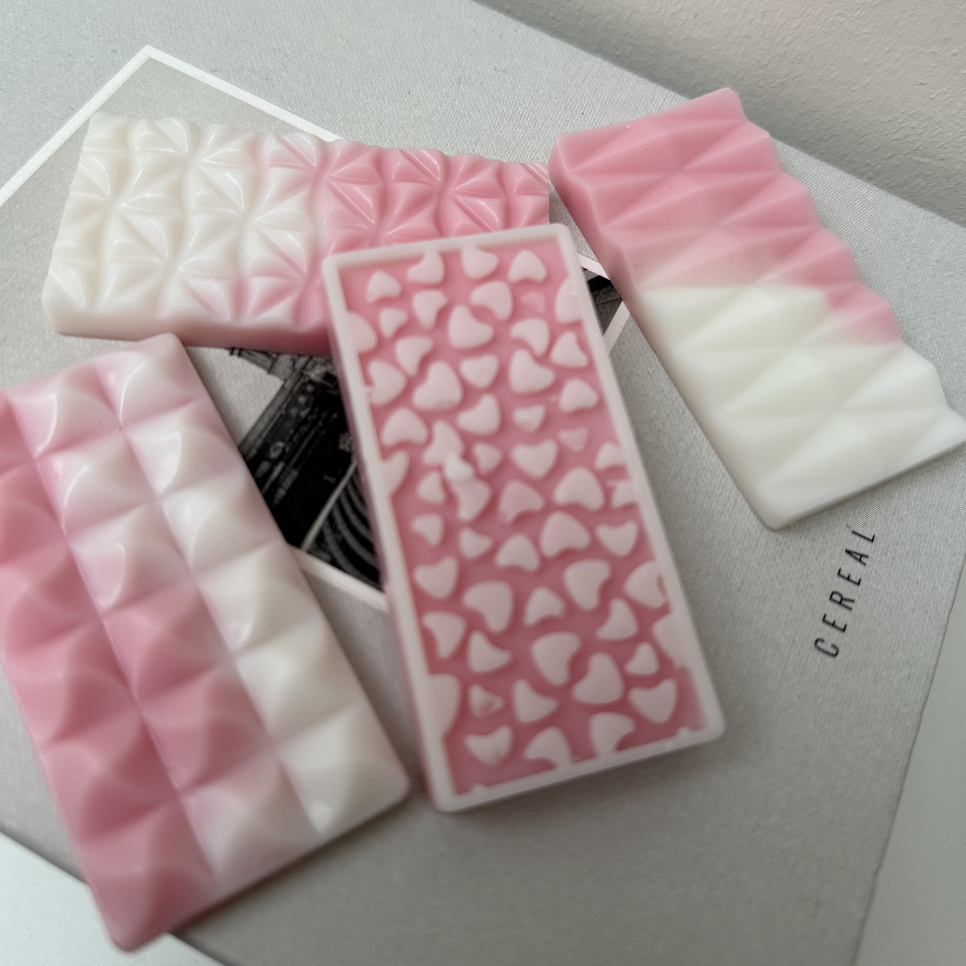YUM Candy floss & Pear drops soy Wax Melt Snap Bars  UK - Designs by Inaya