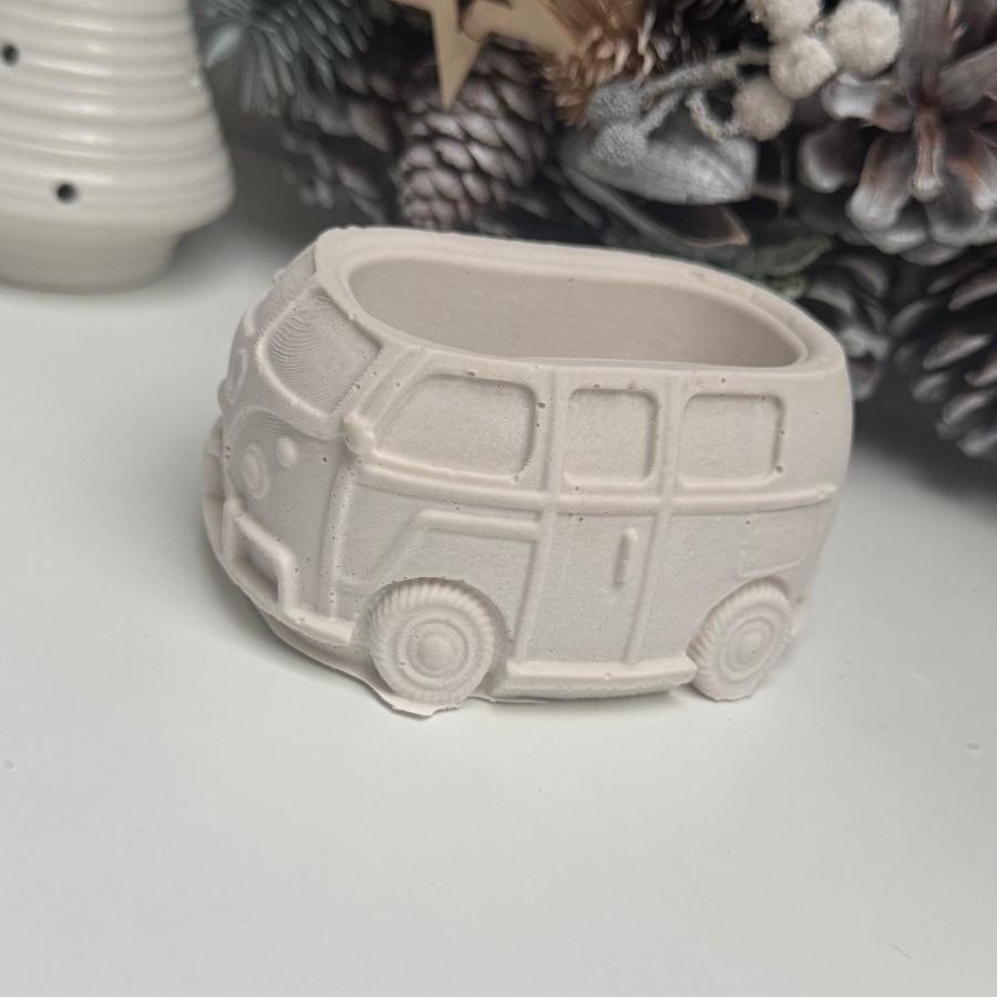 Christmas Camper Van Storage Organiser Eco Stone Container - Designs by Inaya