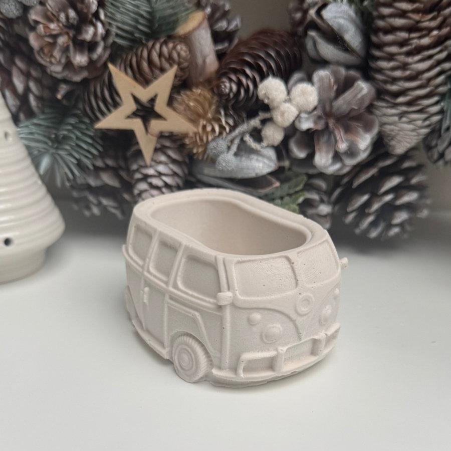 Christmas Camper Van Storage Organiser Eco Stone Container - Designs by Inaya