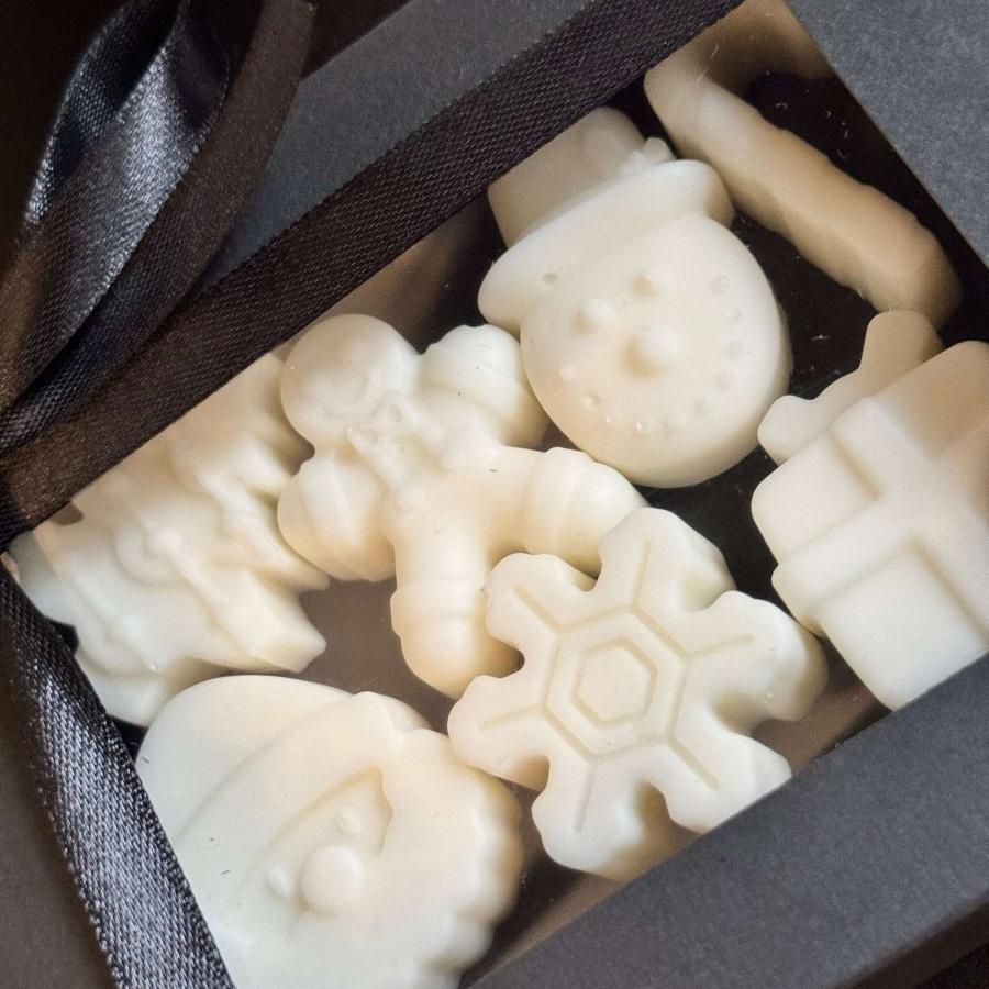 Christmas Soy Wax melts Gift Set | Festive Home Fragrance | Decoration - Designs by Inaya