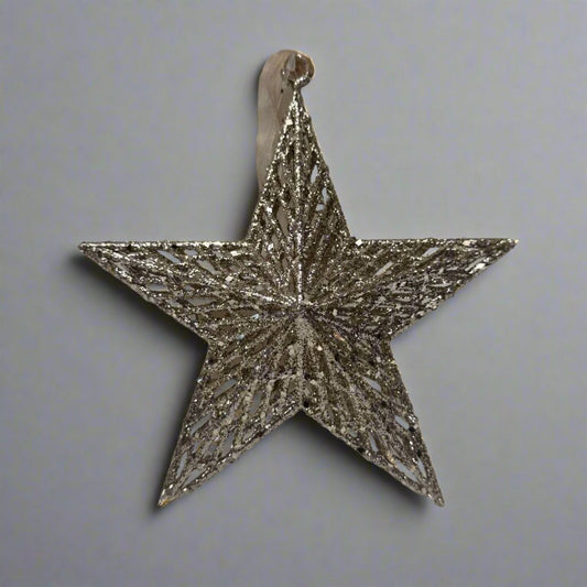 Christmas Star Hanging Decoration - Festive Ornaments - Designs by Inaya