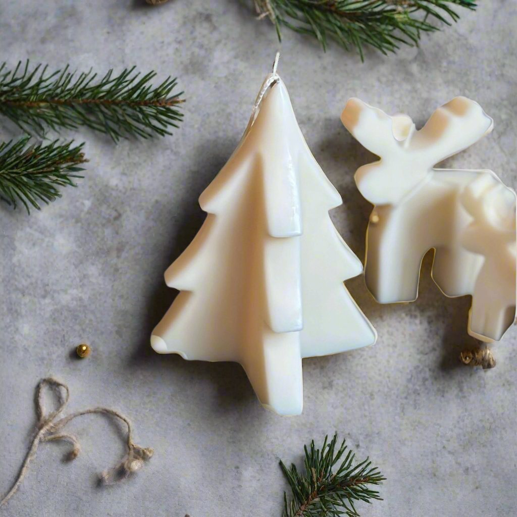 Christmas Tree & Reindeer Candle Gift set - Designs by Inaya