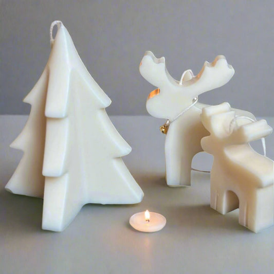 Christmas Tree & Reindeer Candle Gift set - Designs by Inaya