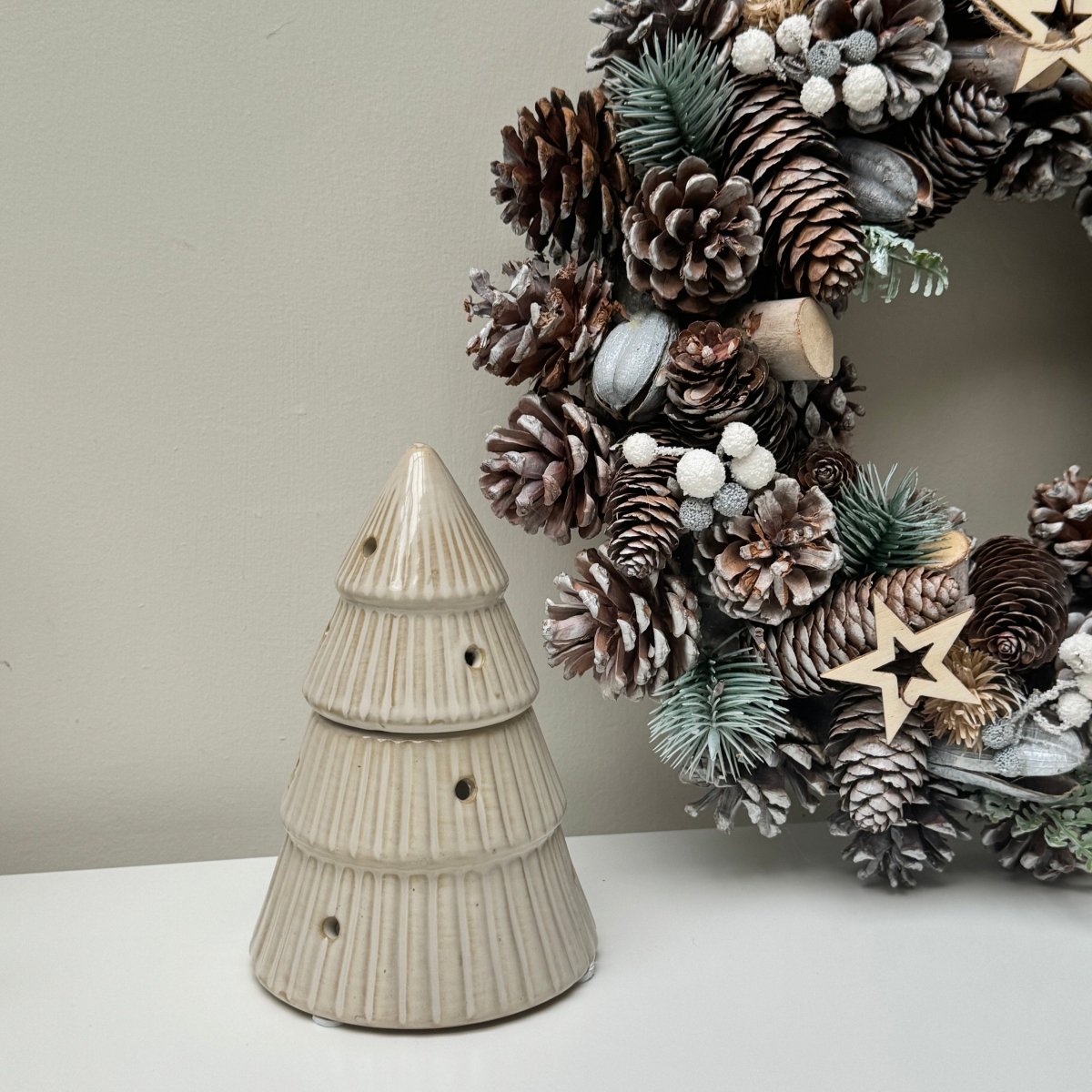 Christmas Tree Ceramic Wax Burner Home Decor | Ornaments | Decoration - Designs by Inaya