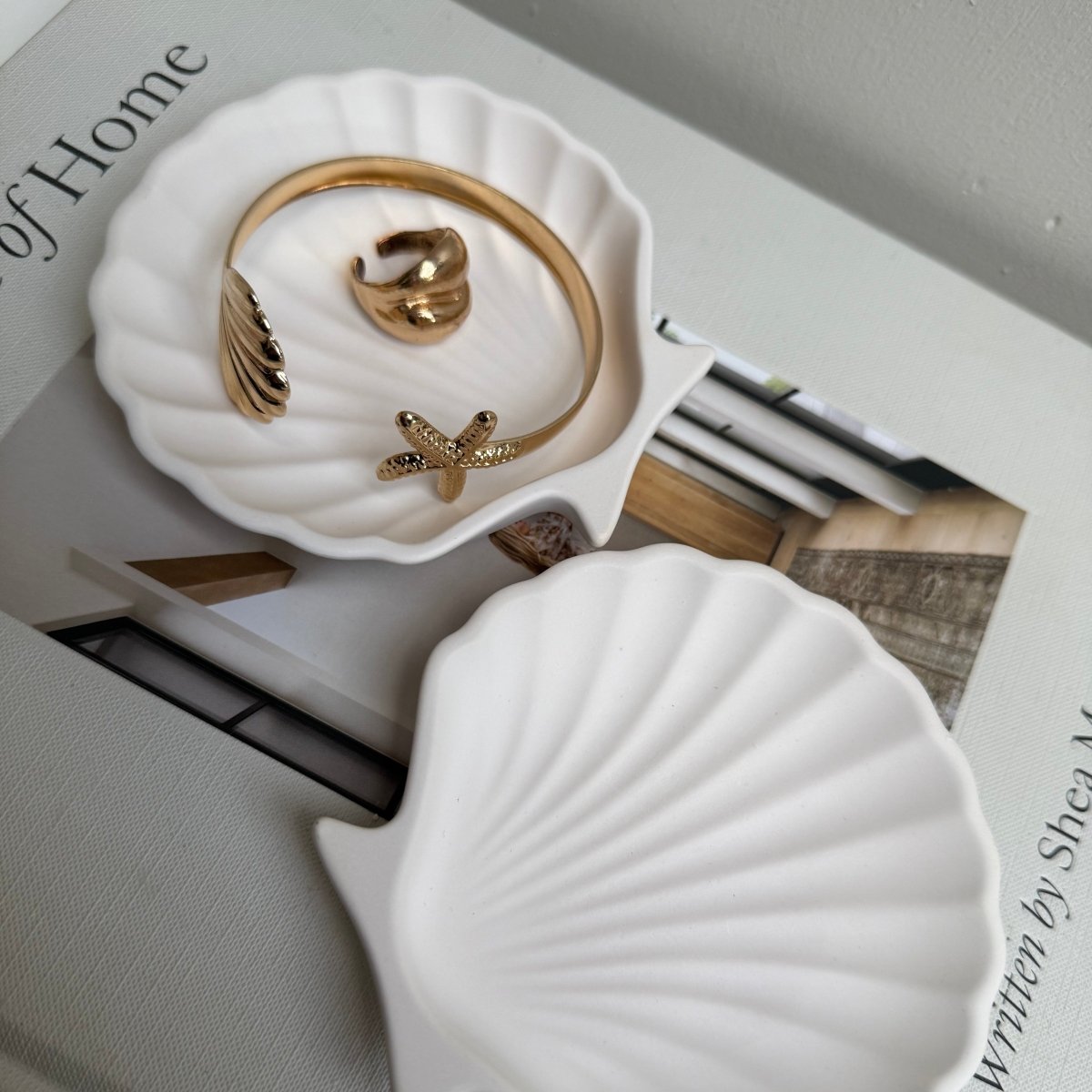 Clam Shell Trinket Dish | Tray - Designs by Inaya