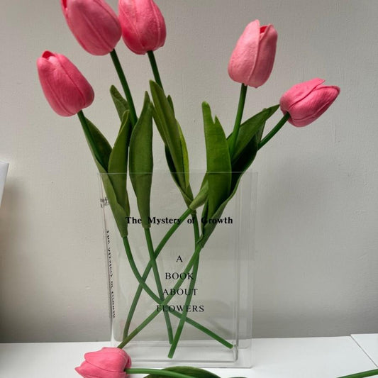 Clear Book Vase - Designs by Inaya