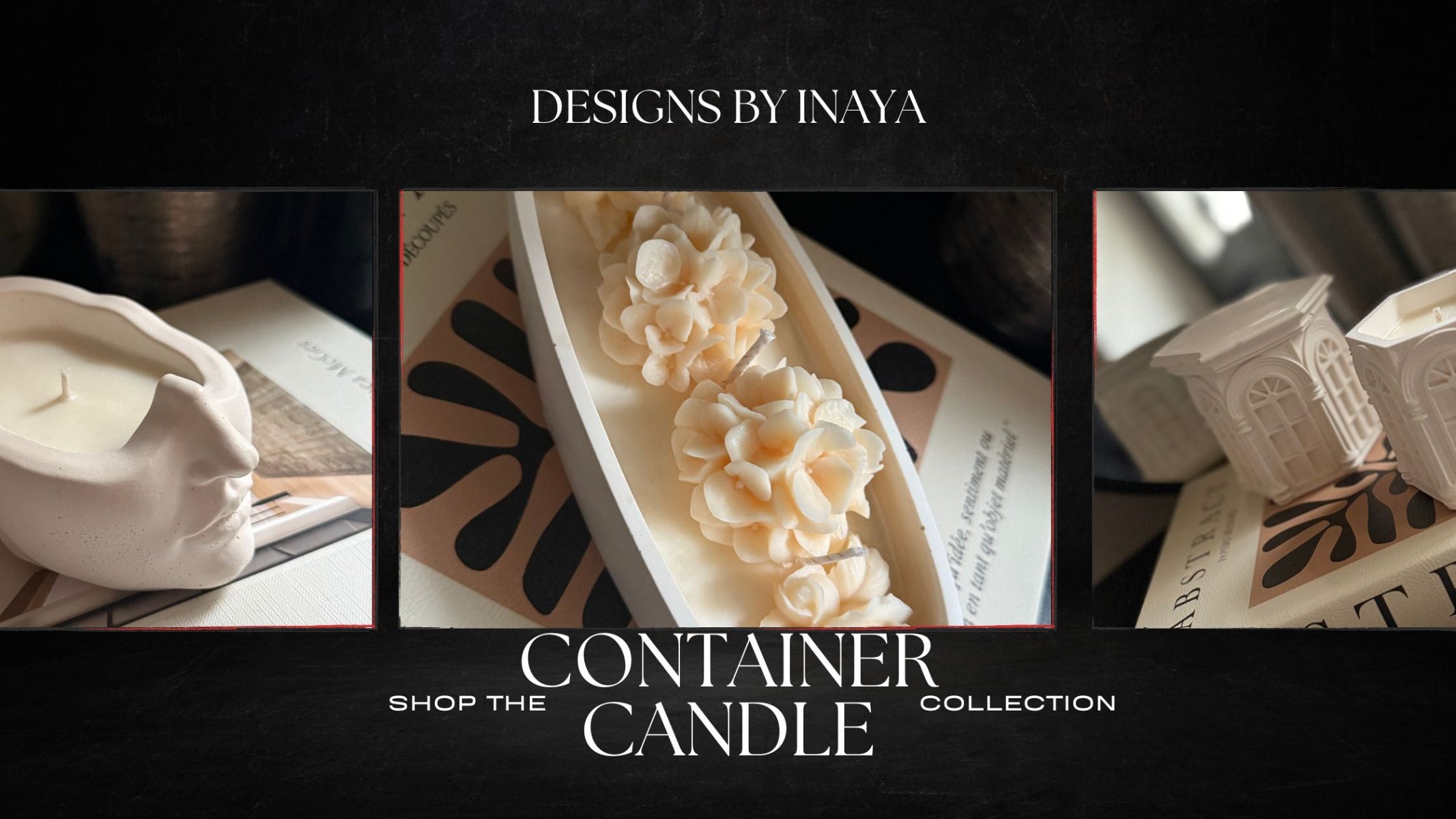 container candle collection