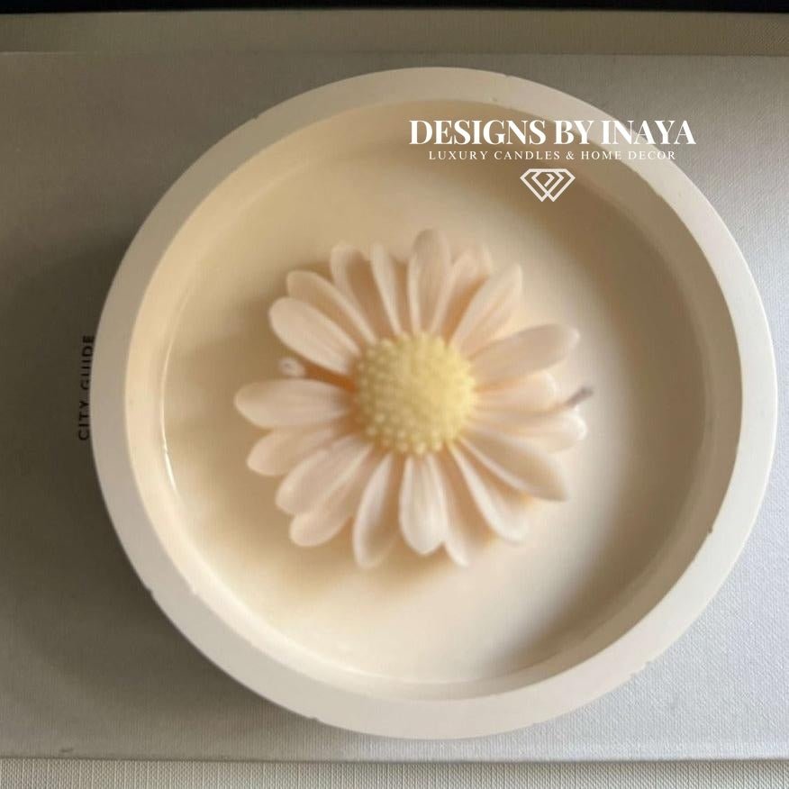 Daisy Scented Candle 150g - Designs by Inaya