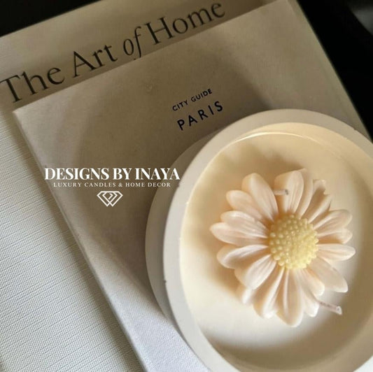 Daisy Scented Candle 150g - Designs by Inaya