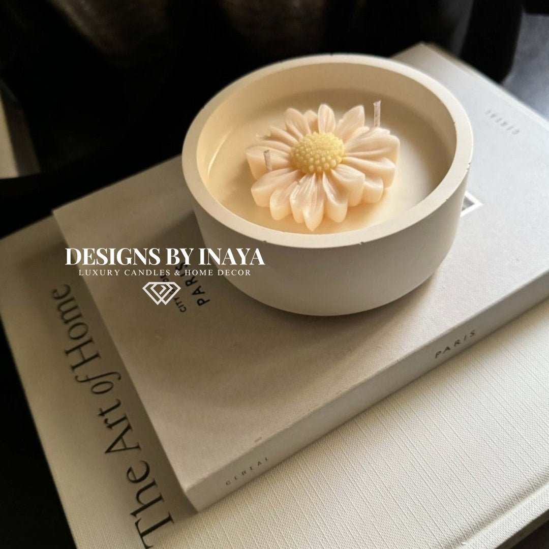 Daisy Scented Candle 150g - Designs by Inaya
