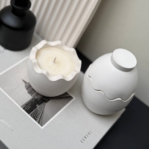 Egg Candle with Lid
