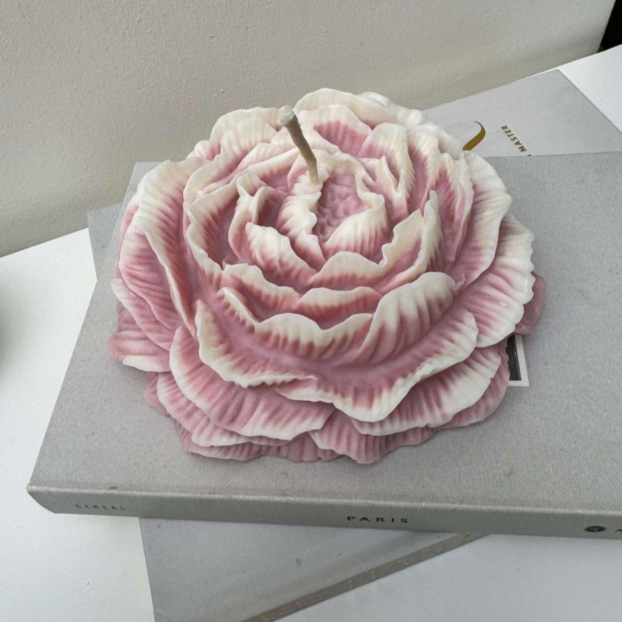 Luxury Giant Peony Flower Candle - Designs by Inaya