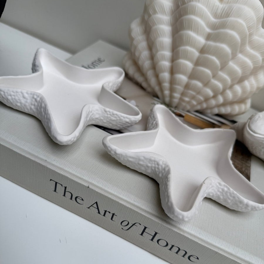 Handcrafted Starfish Trinket Dish - Perfect Coastal Decor - Designs by Inaya