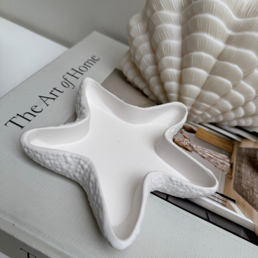 Handcrafted Starfish Trinket Dish - Perfect Coastal Decor - Designs by Inaya