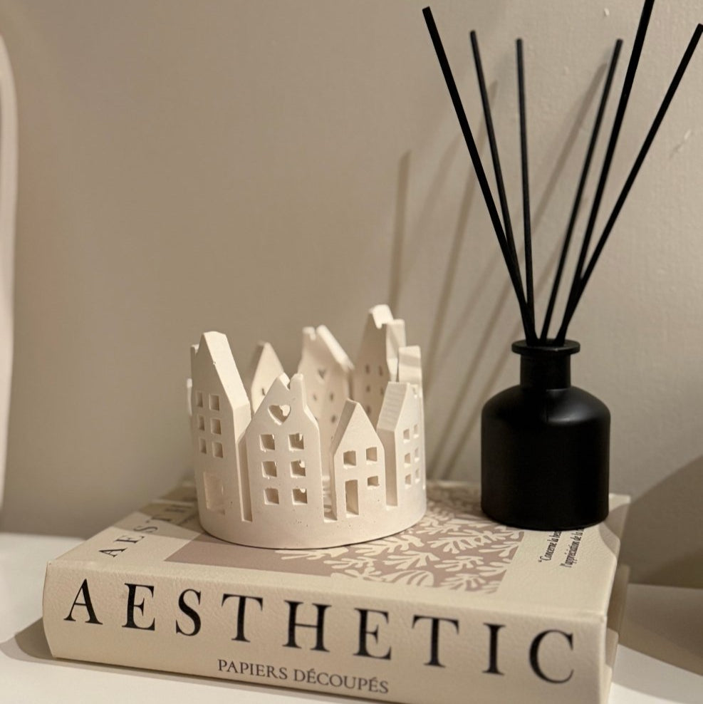 Handcrafted Stone Candle Holder - Designs by Inaya
