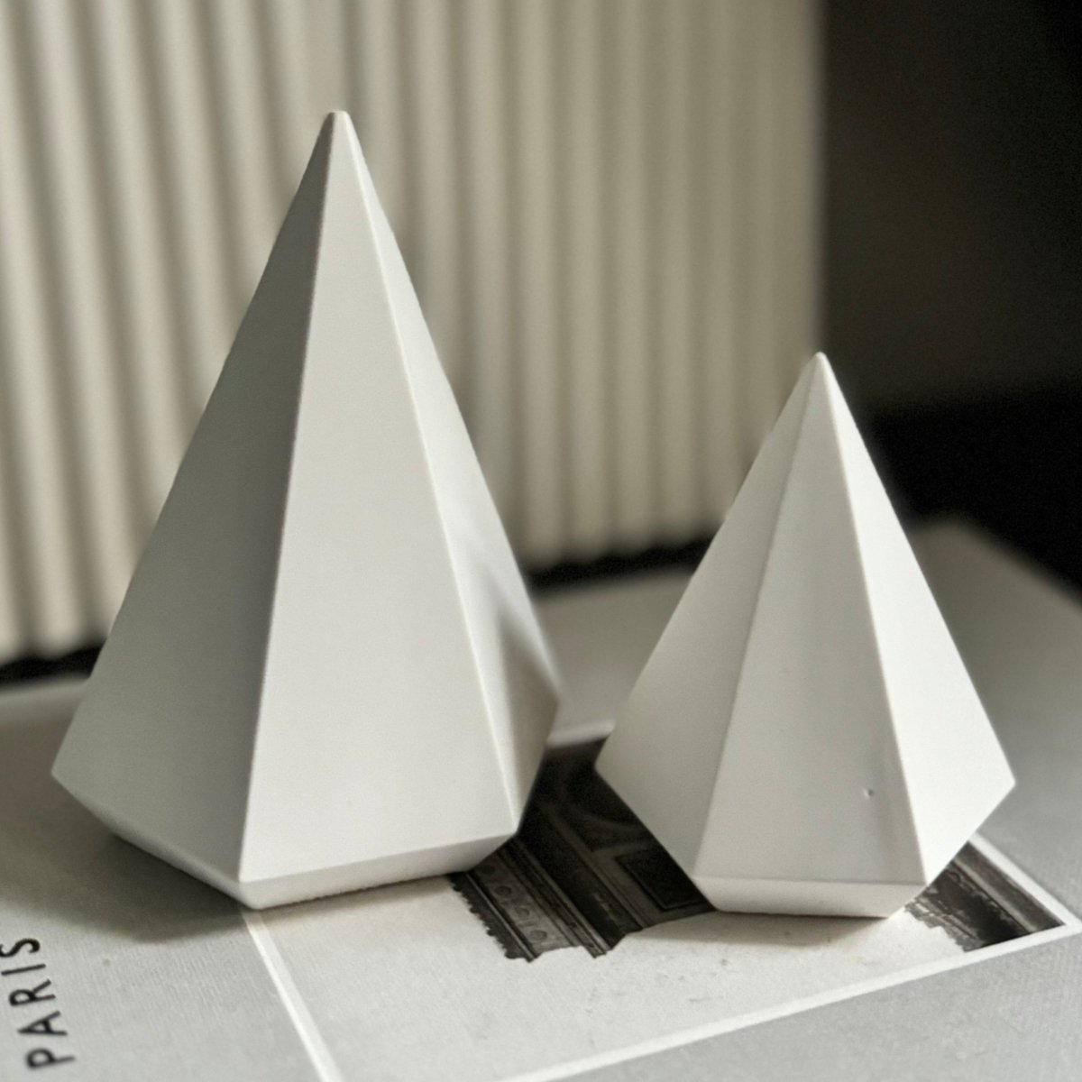 Hex Pyramid Stone Ring Stand - Designs by Inaya