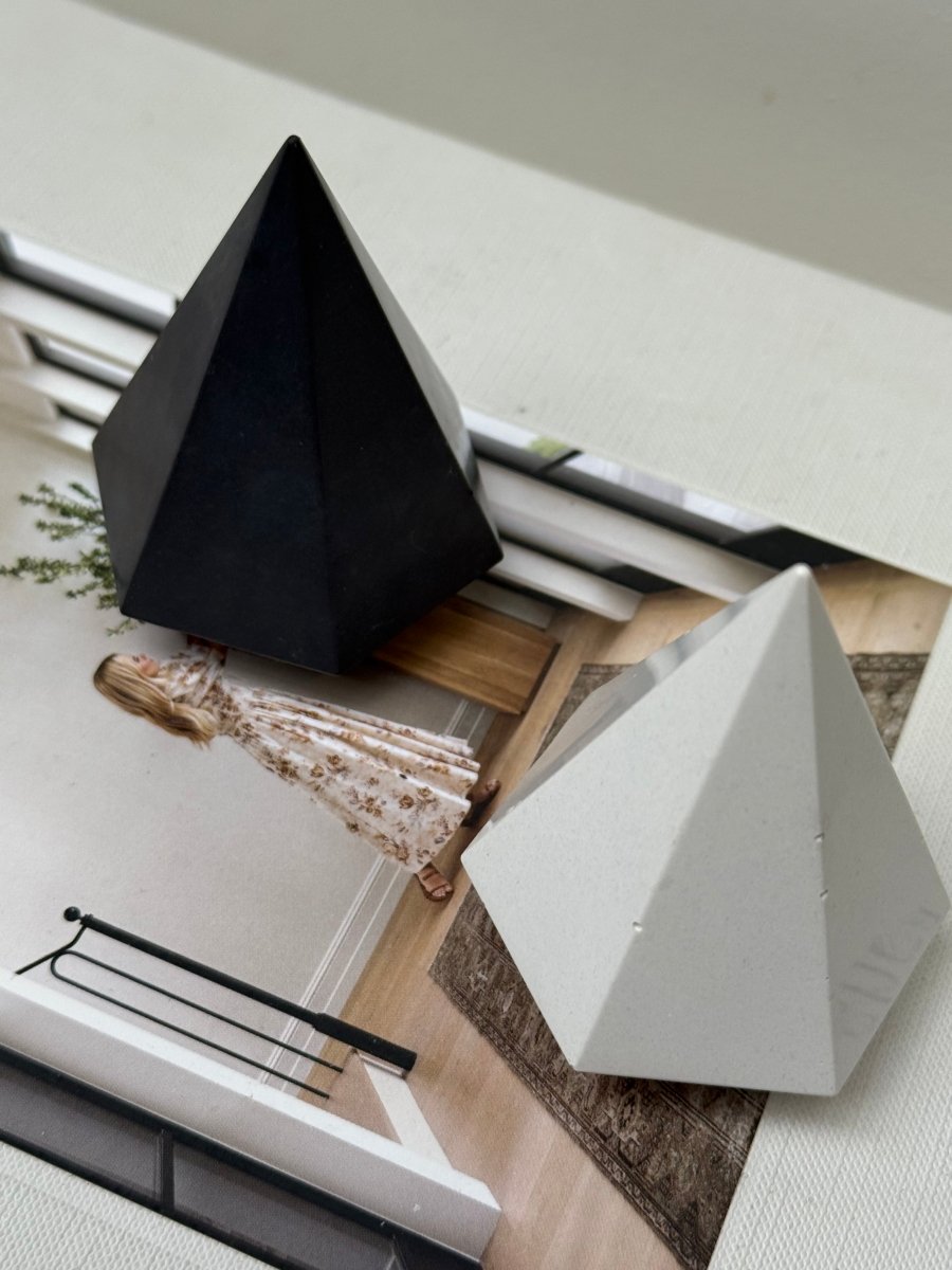 Hex Pyramid Stone Ring Stand