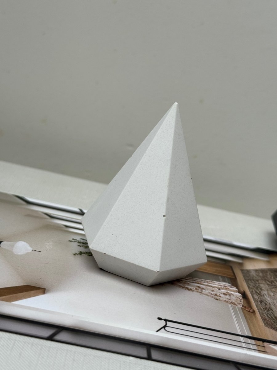 Hex Pyramid Stone Ring Stand