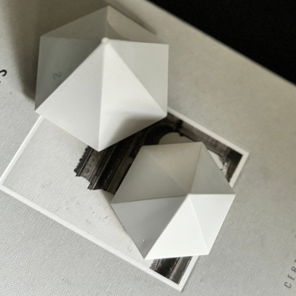 Hex Pyramid Stone Ring Stand - Designs by Inaya