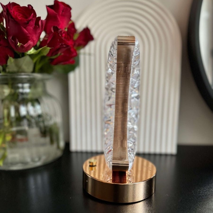 LED Crystal Touch Moon Lamp | Eid - Designs by Inaya