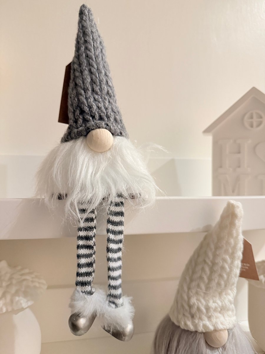 Long Leg Gonk With Knitted Hat 25cm - Designs by Inaya