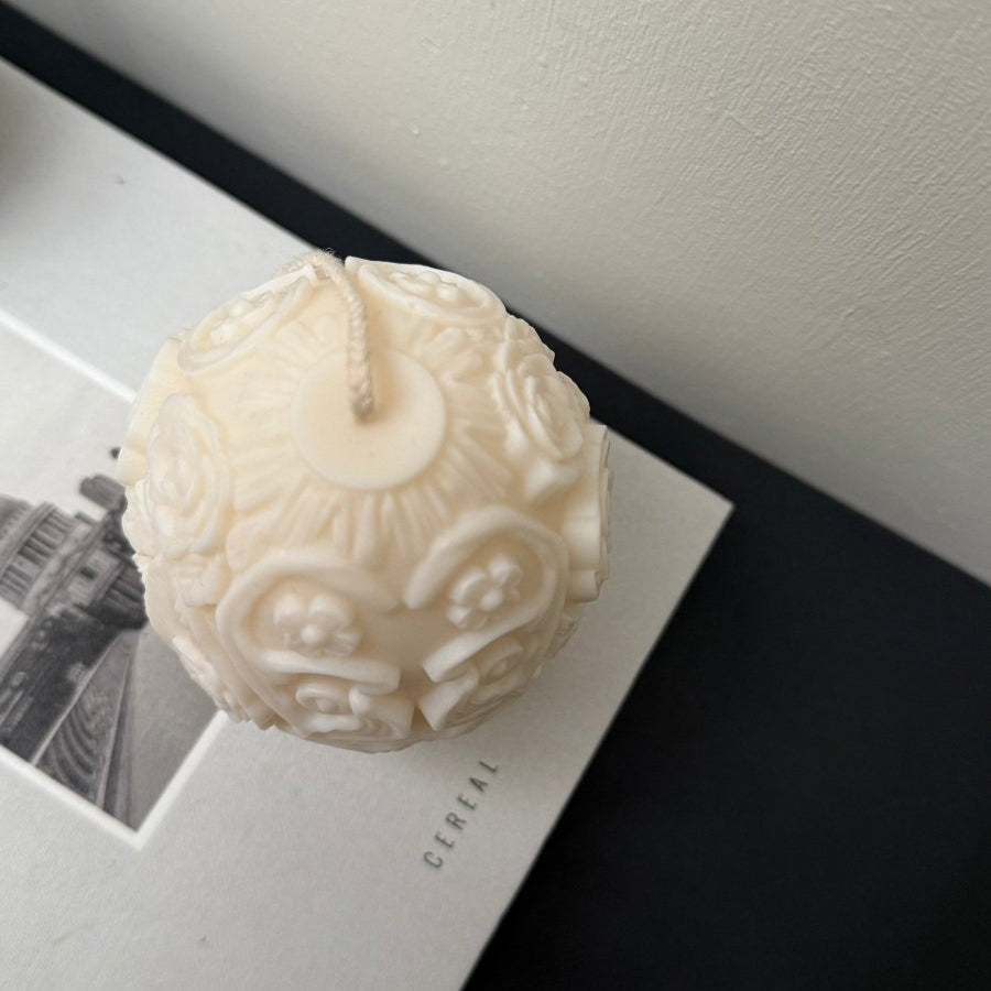 Luxe Floral Egg Candle - Designs by Inaya