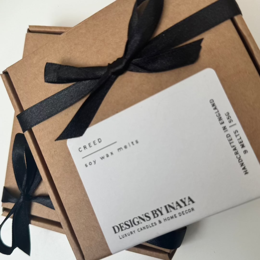 luxury soy wax melts UK | 9 Botanical Soy Wax Melt Domes - Designs by Inaya