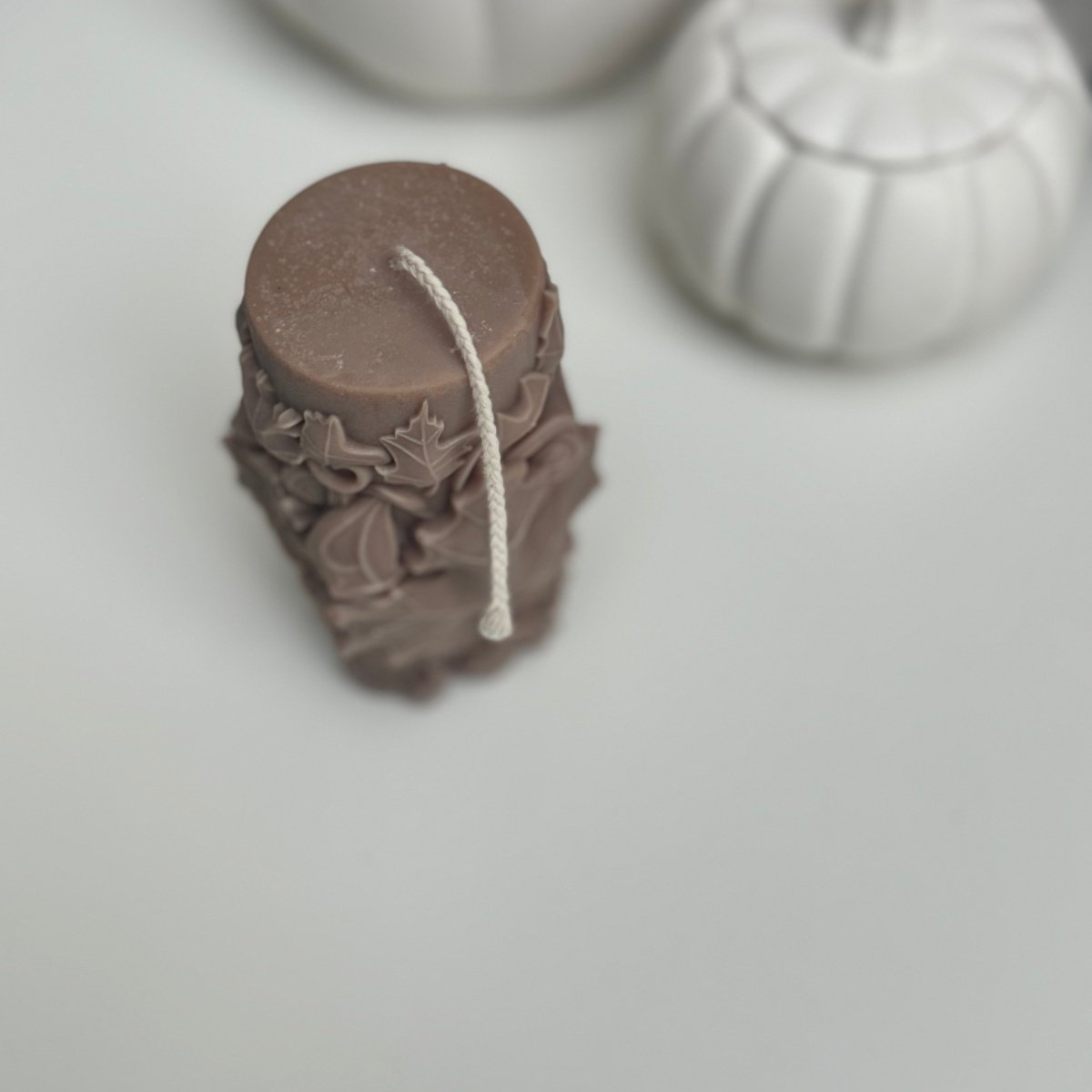 Autumn Maple Leaf Scented Sculpture Decor Candle - Designs by Inaya