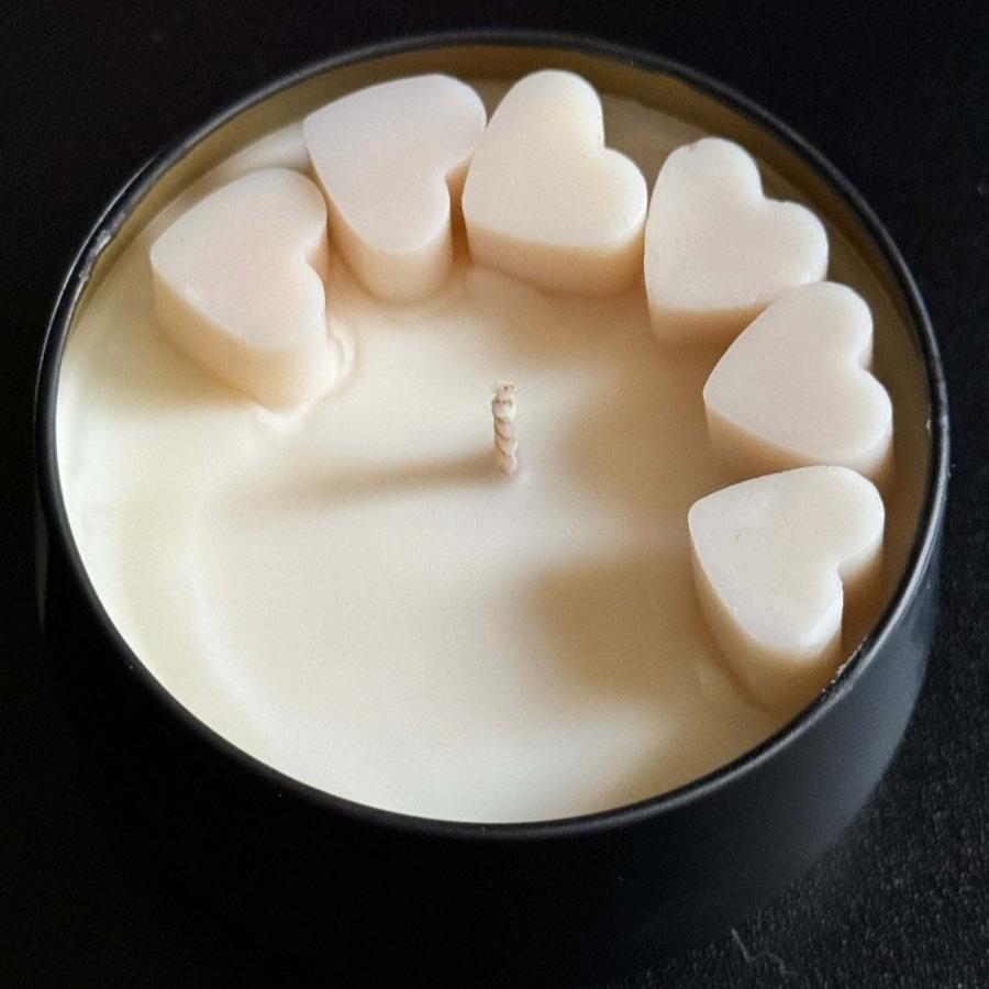 Mini Hearts Candle 100g - Designs by Inaya