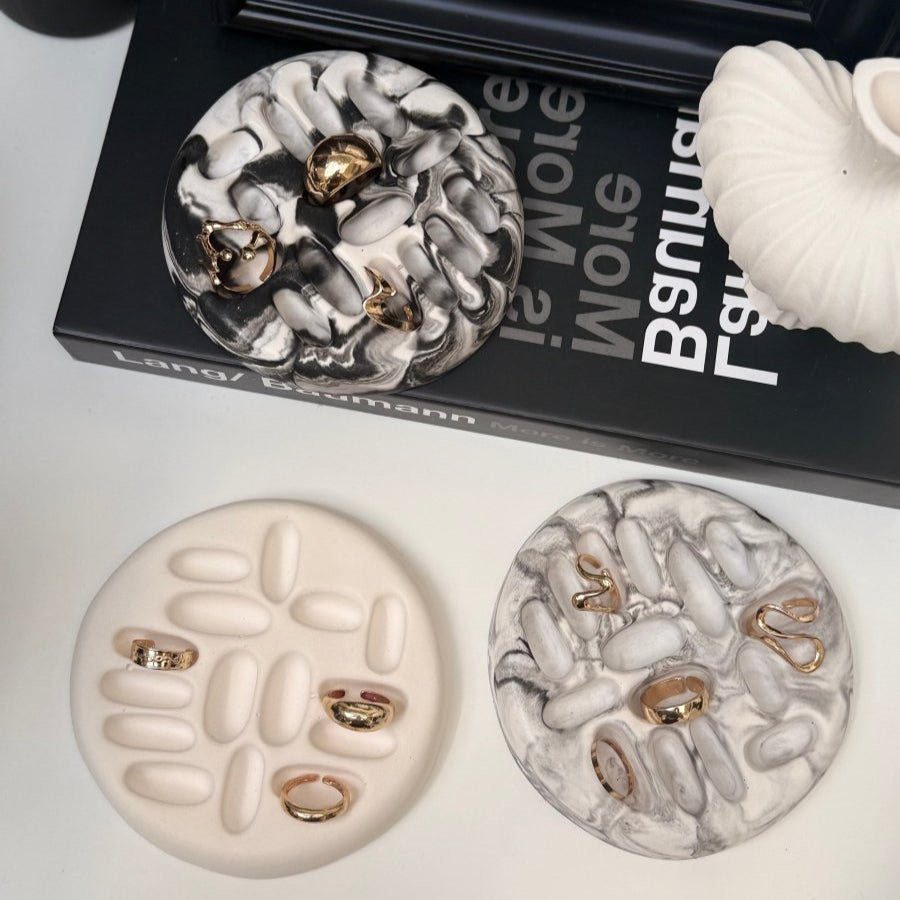 Minimalist Stone Ring Holder - Designs by Inaya