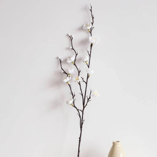 Minimalist White Blossom Flowers - Designs by Inaya