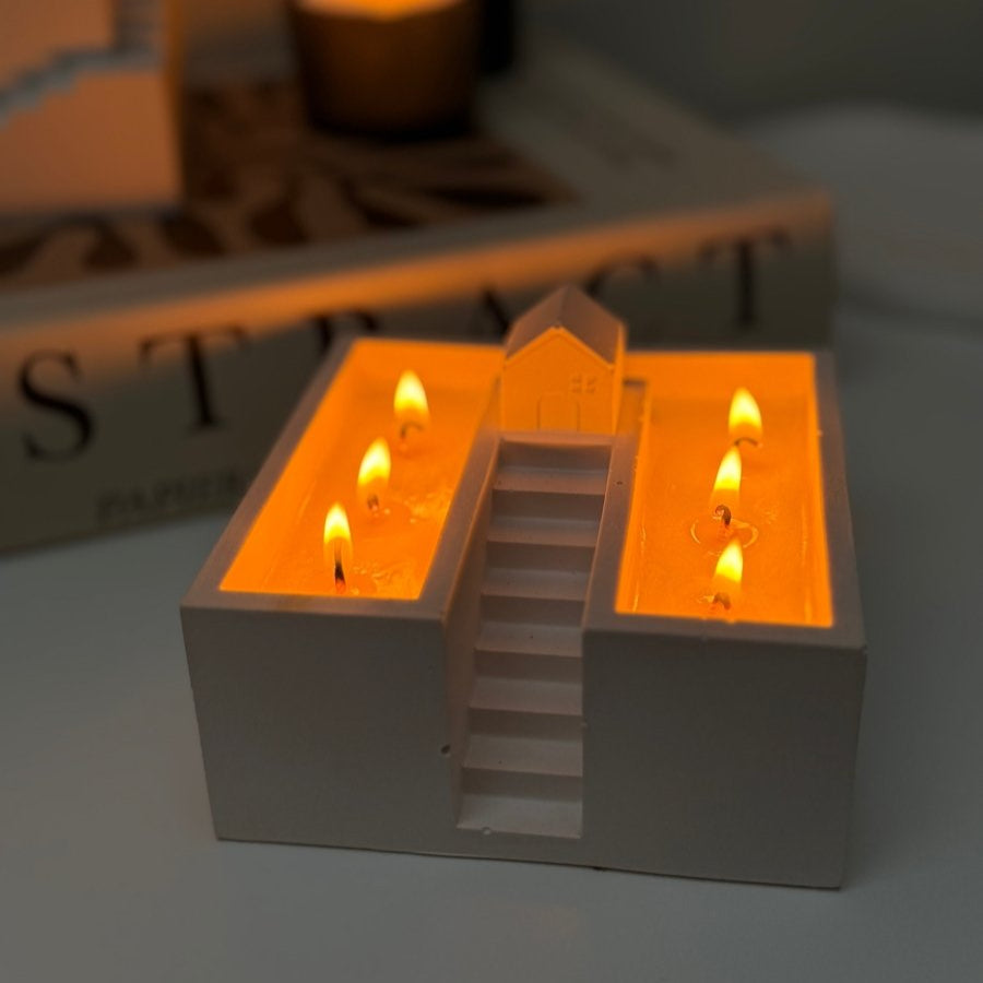 OIA Stone Soy Wax Candle - Designs by Inaya