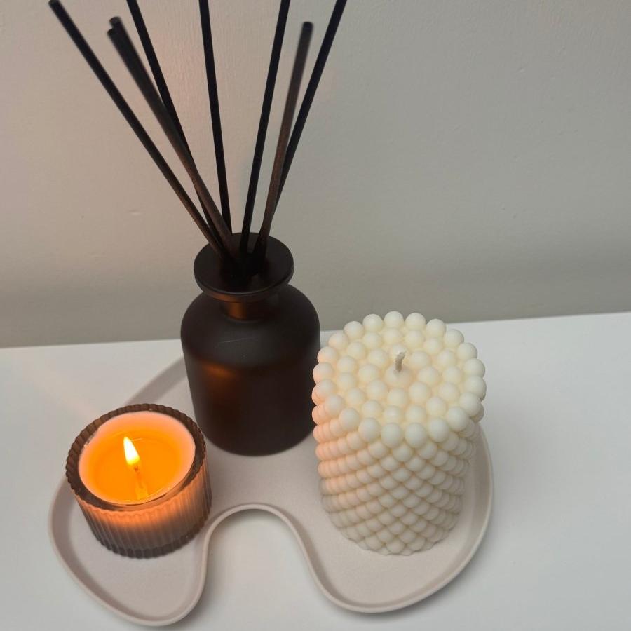 Oval Bubble Candle - Designs by Inaya