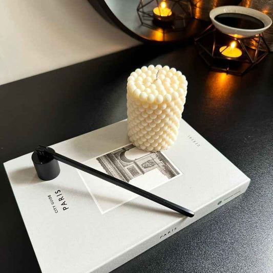 Oval bubble candle decorative soy wax sculptural candle