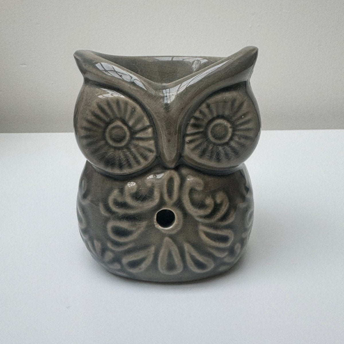 Owl Ceramic Oil Burner / Wax Melter Decor Ornaments - Designs by Inaya