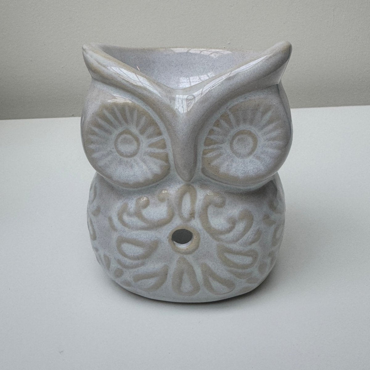 Owl Ceramic Oil Burner / Wax Melter Decor Ornaments - Designs by Inaya